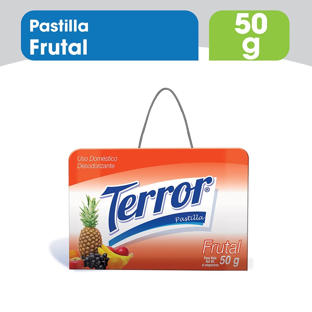 TERROR PASTILLA BAÑO FRUTAL 50 GR - SUPERMIX