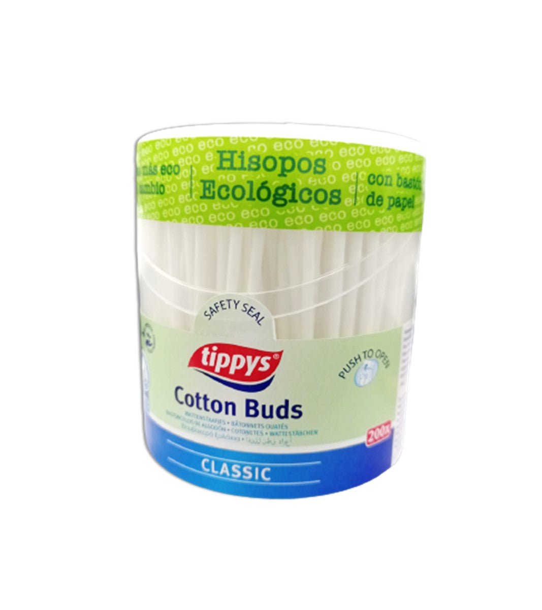 TIPPYS BASTONCILLOS DE ALGODON ECOBOX 300 - SUPERMIX