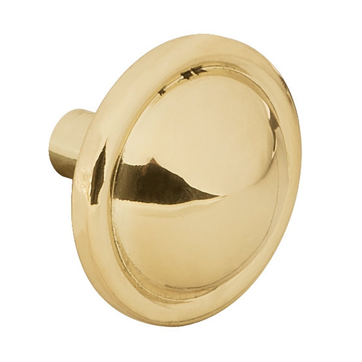 TIRADOR BOTON "BARROCO" 28MM LATON BRILLANTE HERMEX - SUPERMIX