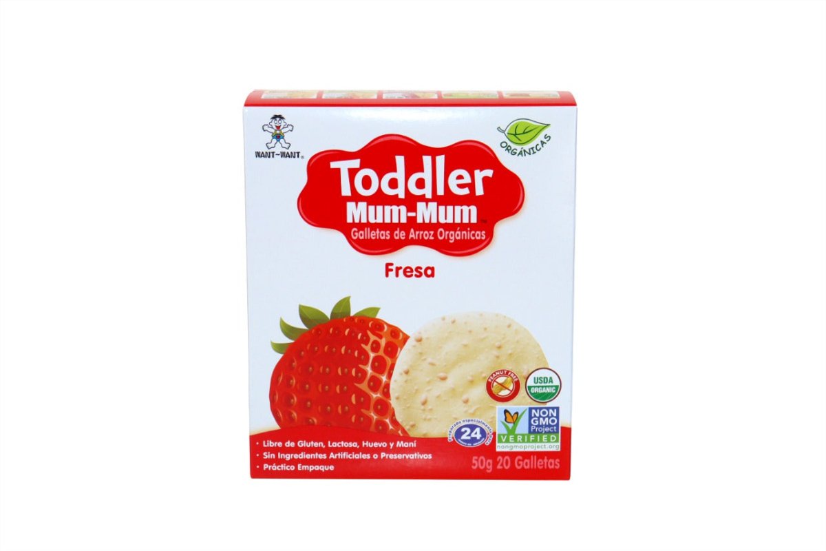 TODDLER MUM - MUM GALLETAS DE ARROZ ORGANICAS FRESA 5G - SUPERMIX