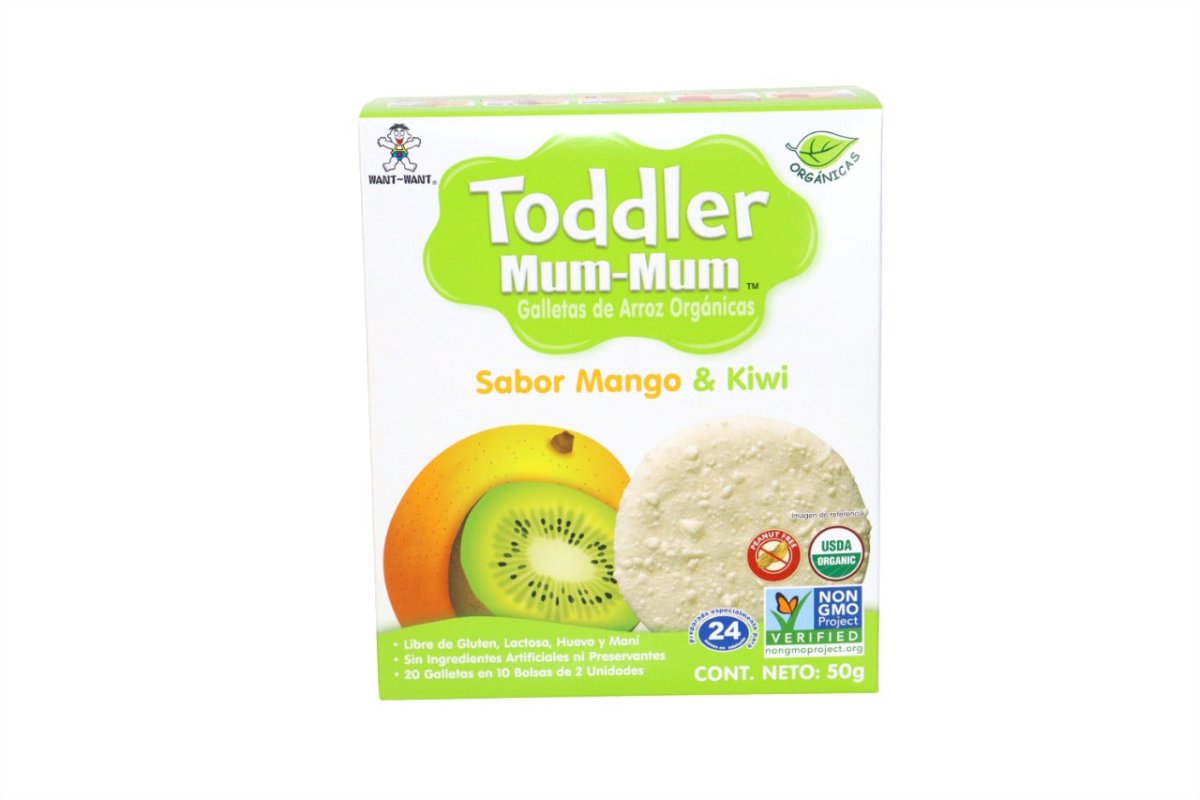 TODDLER MUM MUM GALLETAS MANGO Y KIWI 50 G - SUPERMIX