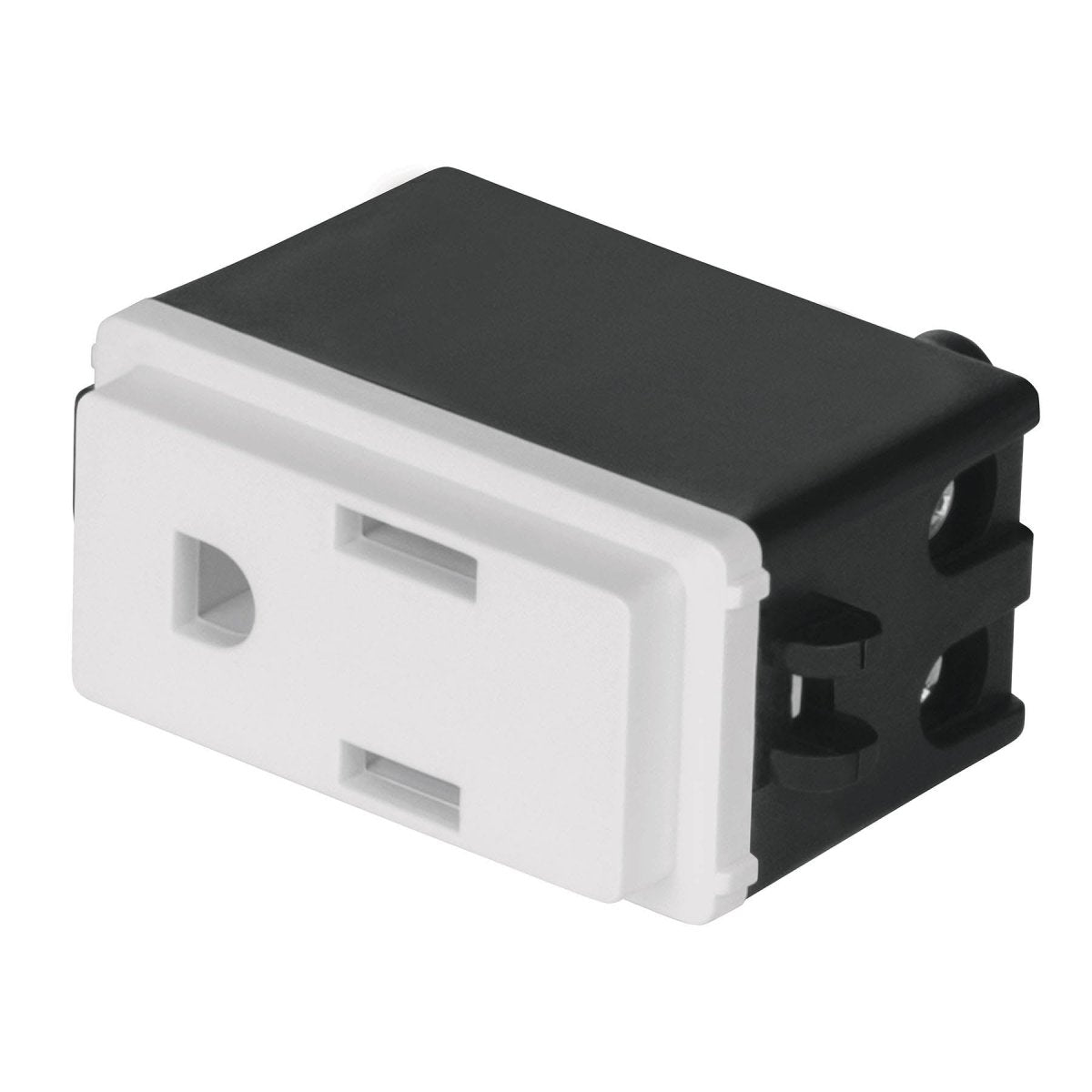 TOMACORRIENTE SENCILLO BLANCO VOLTECK BASIC - SUPERMIX