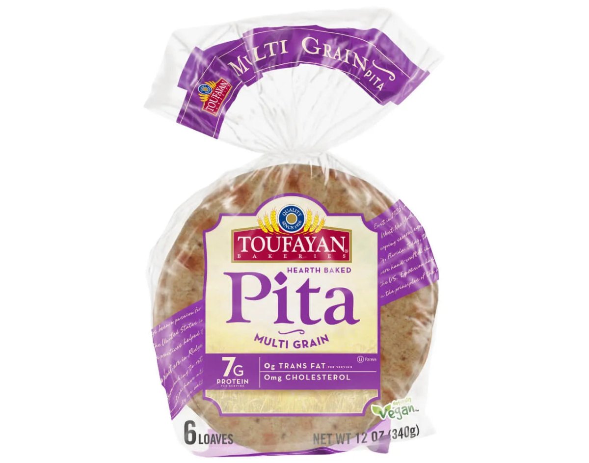 TOUFAYAN MULTGRAIN PITA 12 OZ - SUPERMIX