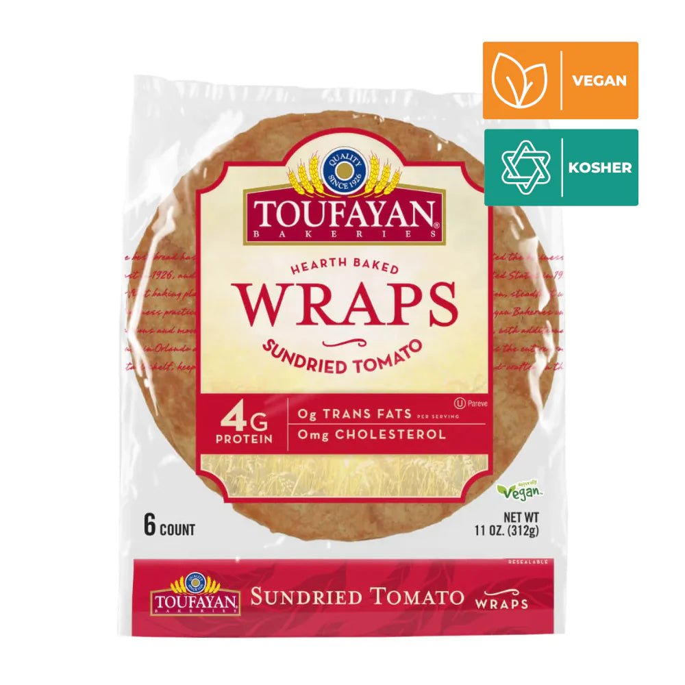 TOUFAYAN SUNDRIED TOMATO WRAP 11 OZ - SUPERMIX