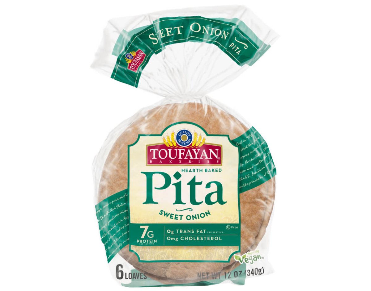 TOUFAYAN SWEET ONION PITA BREAD 12 OZ - SUPERMIX