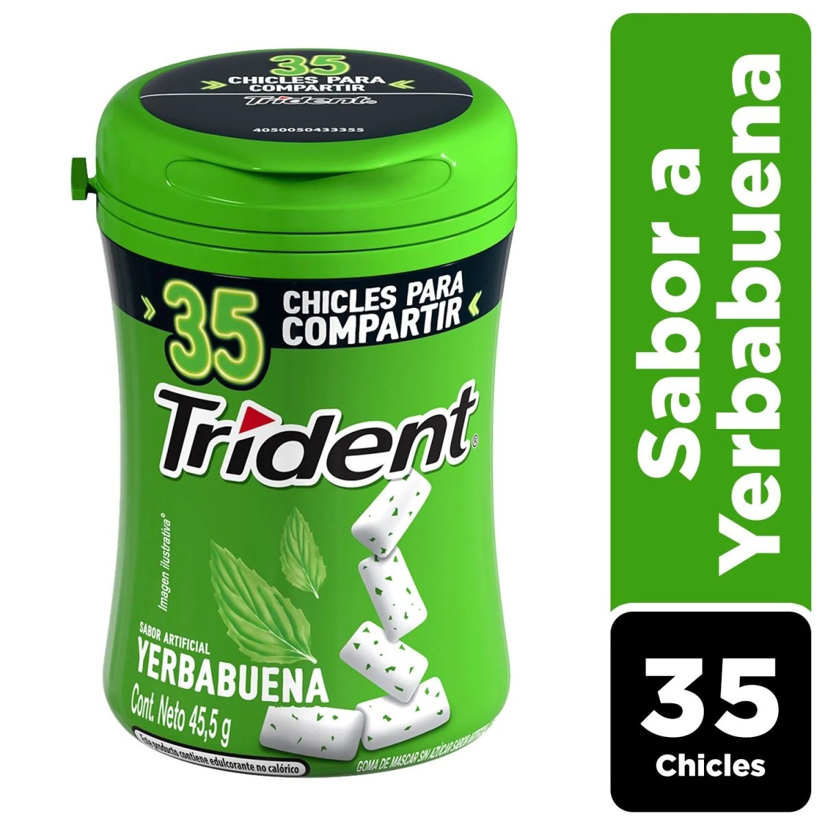 TRIDENT YERBA BUENA FCO. 35 CT 6/6/45.5 GR - SUPERMIX