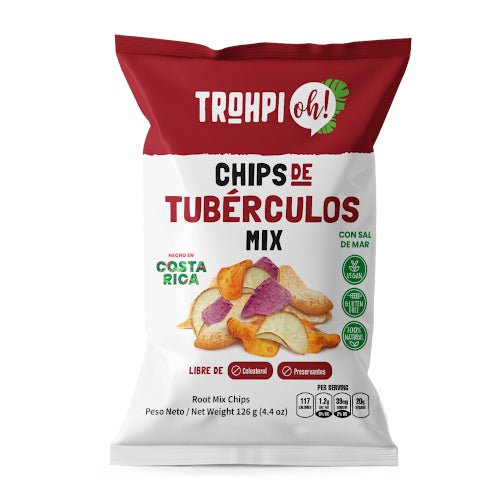 TROHPI OH CHIPS DE MALANGA (YAUTIA COCO) 126G - SUPERMIX
