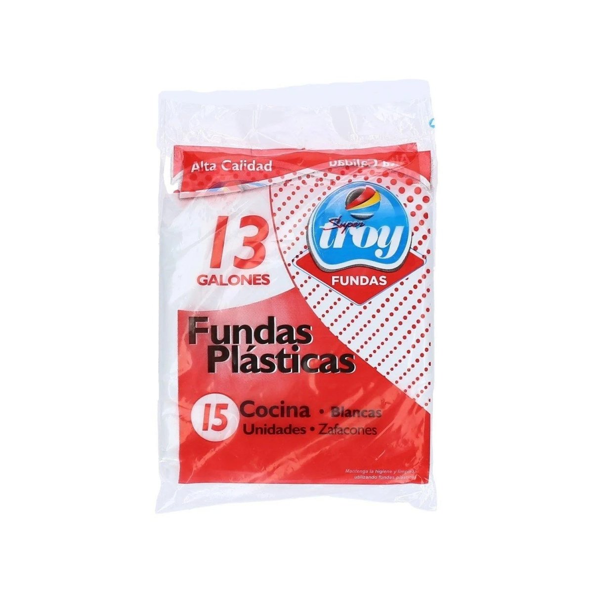 TROY FUNDAS 13 GL BLANCAS - SUPERMIX