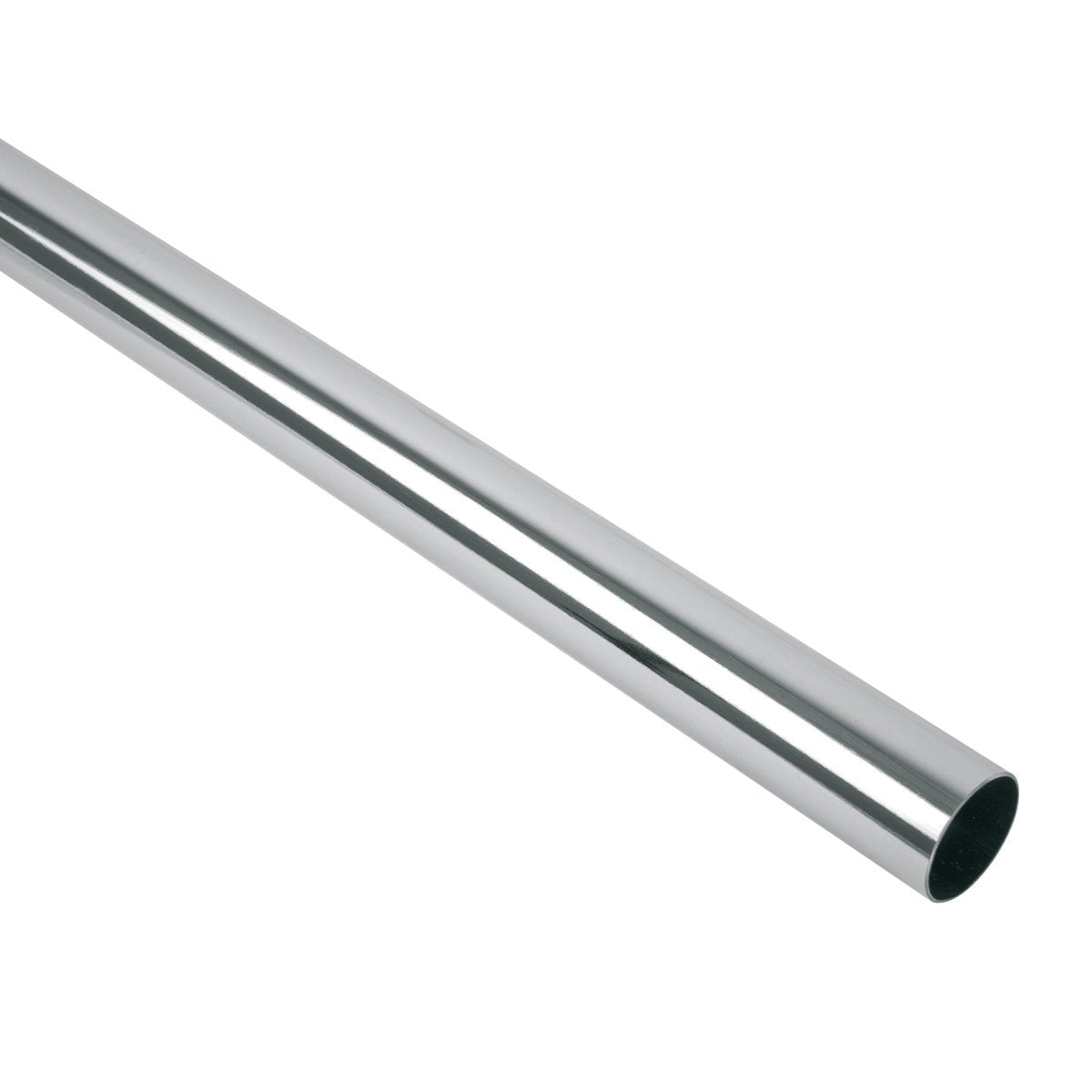 TUBO REDONDO 3MTS ACERO CROMADO DE CLOSET HERMEX - SUPERMIX