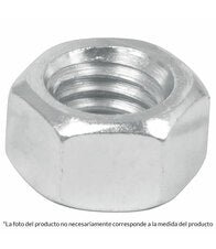 TUERCA HEXAGONAL 1/4" NC GALVANIZADA FIERO - SUPERMIX