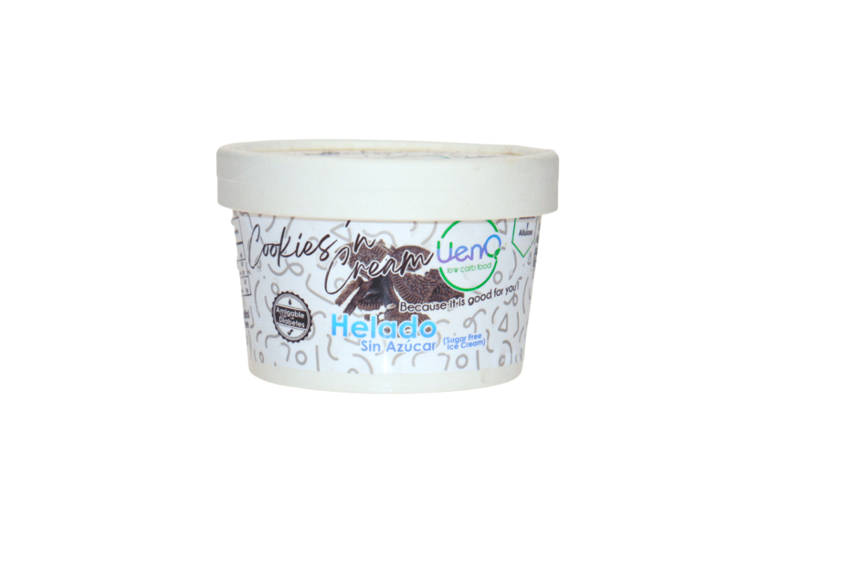 UENO HELADO DE COOKIES'N CREAM 8 OZ - SUPERMIX