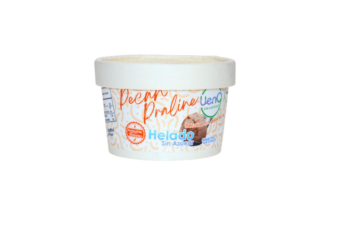 UENO HELADO DE PECAN PRALINE 8 OZ - SUPERMIX