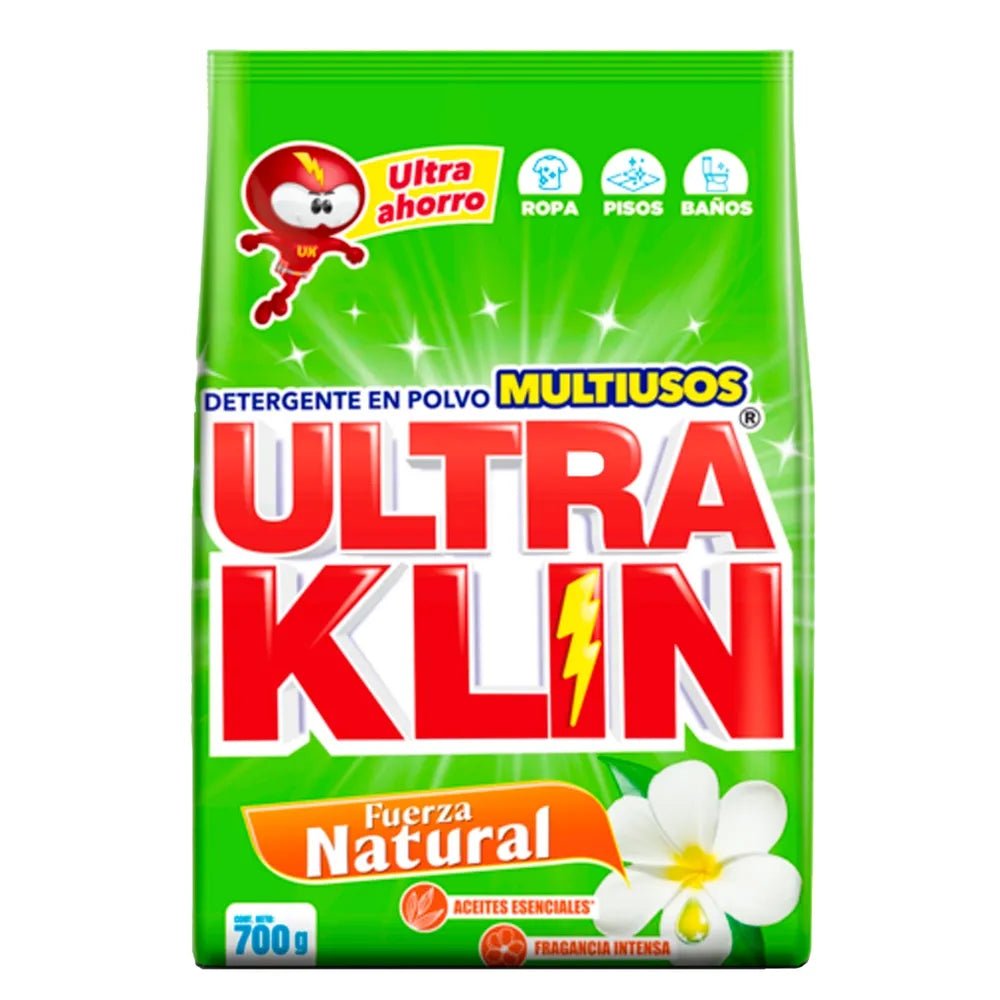 ULTRAKLIN FUERZA NATURAL DET. EN POLVO MULTIUSOS 1.1 KG - SUPERMIX