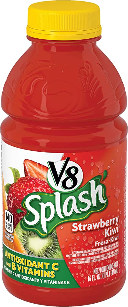 V8 SPLASH STRAWBERRY/KIWI PET 24/500 ML - SUPERMIX