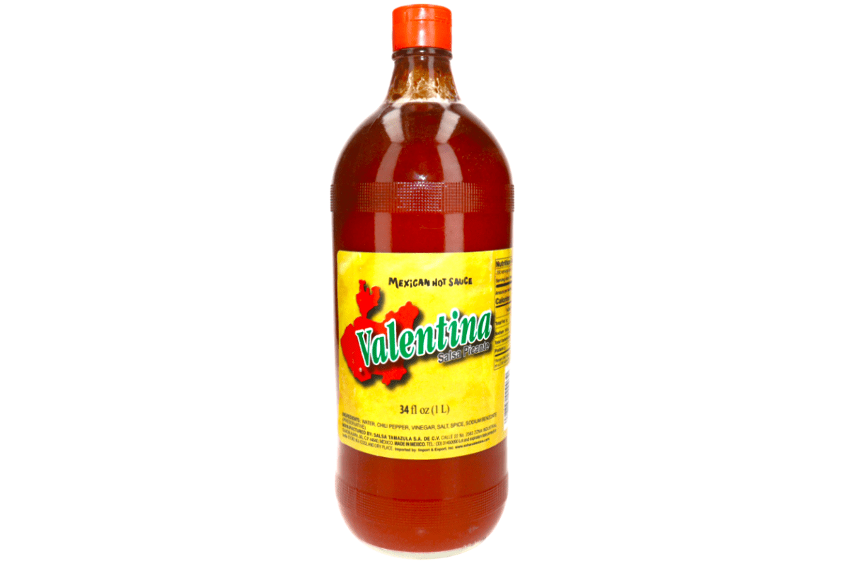 VALENTINA HOT SAUCE RED LABEL GLASS BOTTLE 34 OZ - SUPERMIX