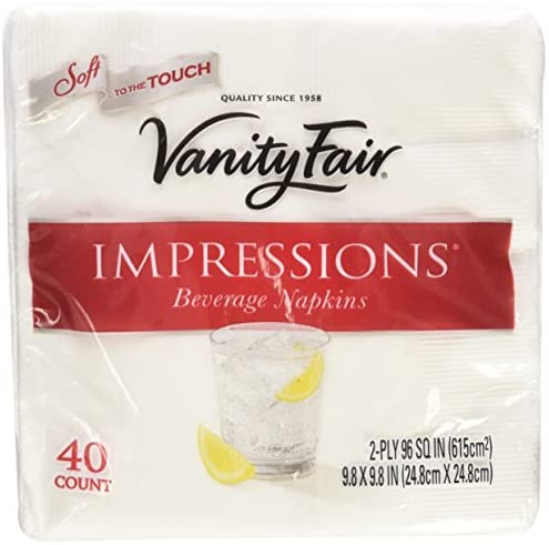VANITY FAIR SERVILLETA BCAS BEVERASE 40 Unidad - SUPERMIX