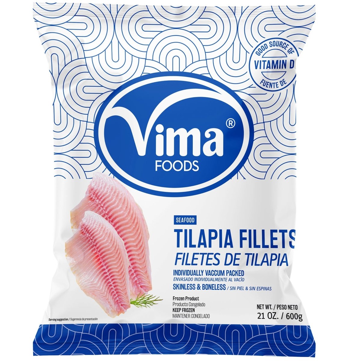 VIMA FILETE DE TILAPIA DOY ZIP 1 LB - SUPERMIX