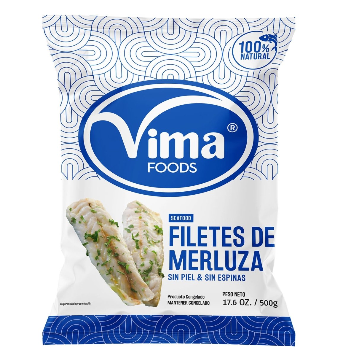 VIMA FILETE MERLUZA 1 LB - SUPERMIX