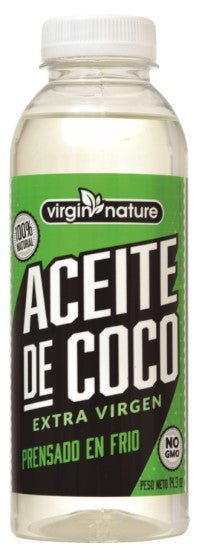 VIRGIN NATURE ACEITE DE COCO EXTRA VIRGEN 8OZ 100% PURO - SUPERMIX