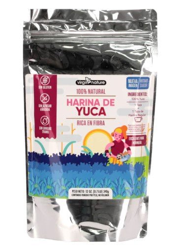 VIRGIN NATURE HARINA DE YUCA 12OZ - SUPERMIX