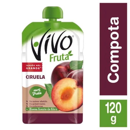 VIVO COMPOTA MIFRUIT CIRUELA 120 GRS - SUPERMIX