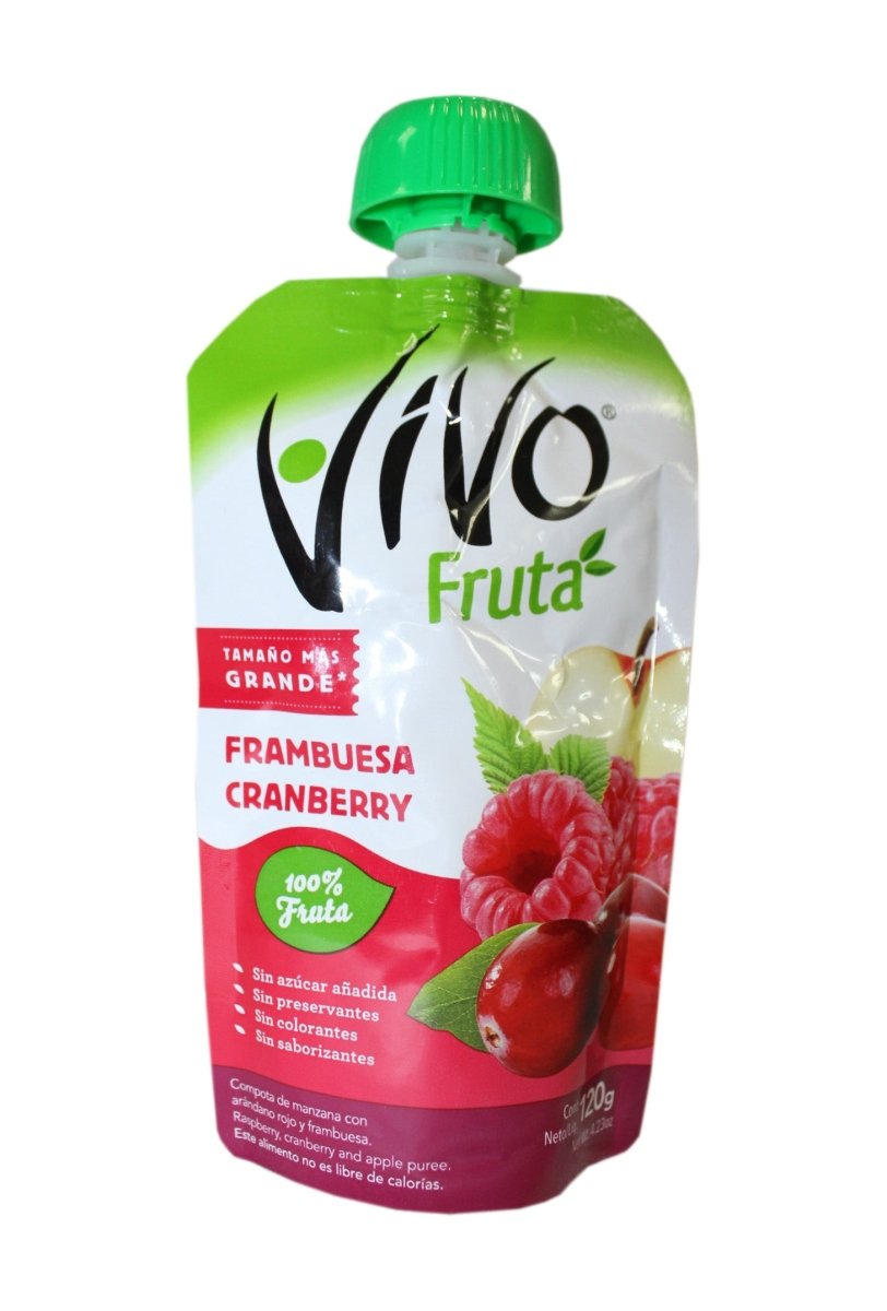 VIVO COMPOTA MIFRUIT FRAMBUESA Y CRANBERRY 120 GRS - SUPERMIX