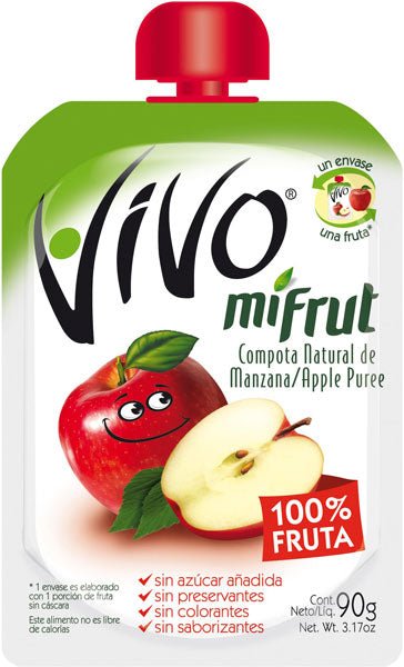 VIVO COMPOTA MIFRUIT MANZANA 90 GR - SUPERMIX