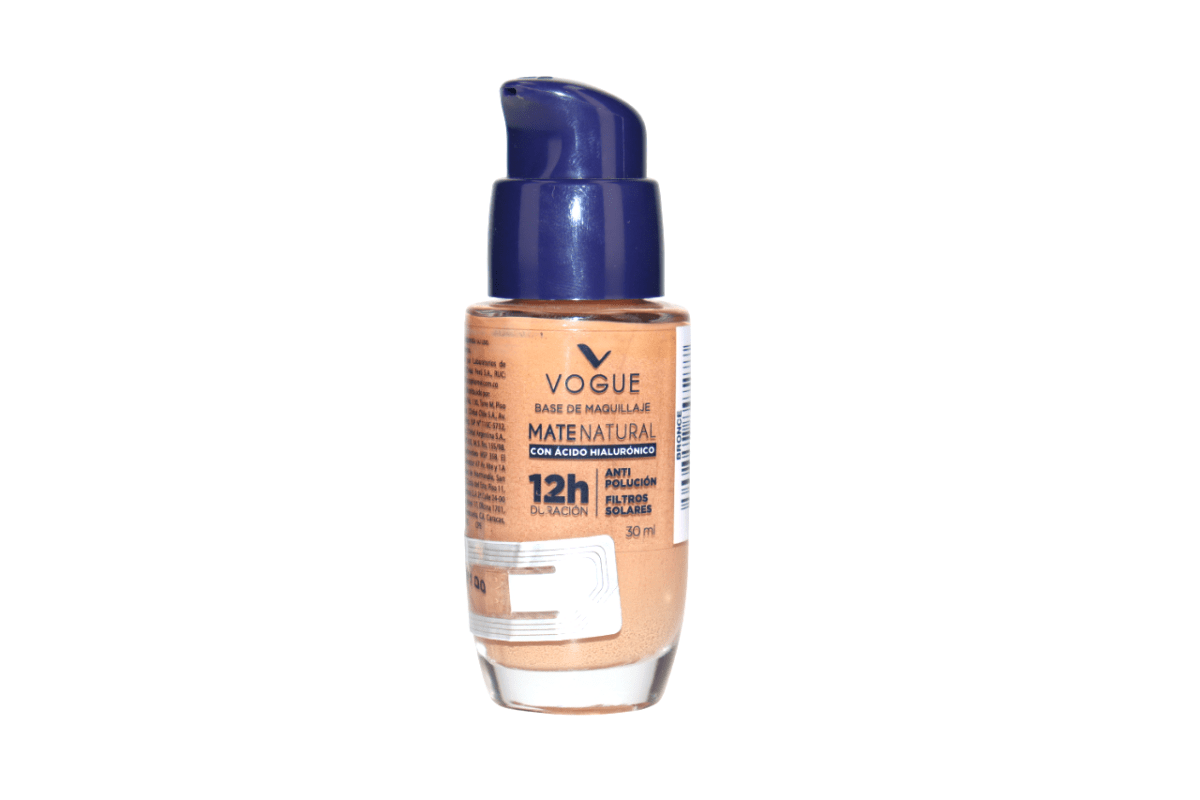 VOGUE BASE LIQUIDA MATE NATURAL BRONCE AH PUMP - SUPERMIX