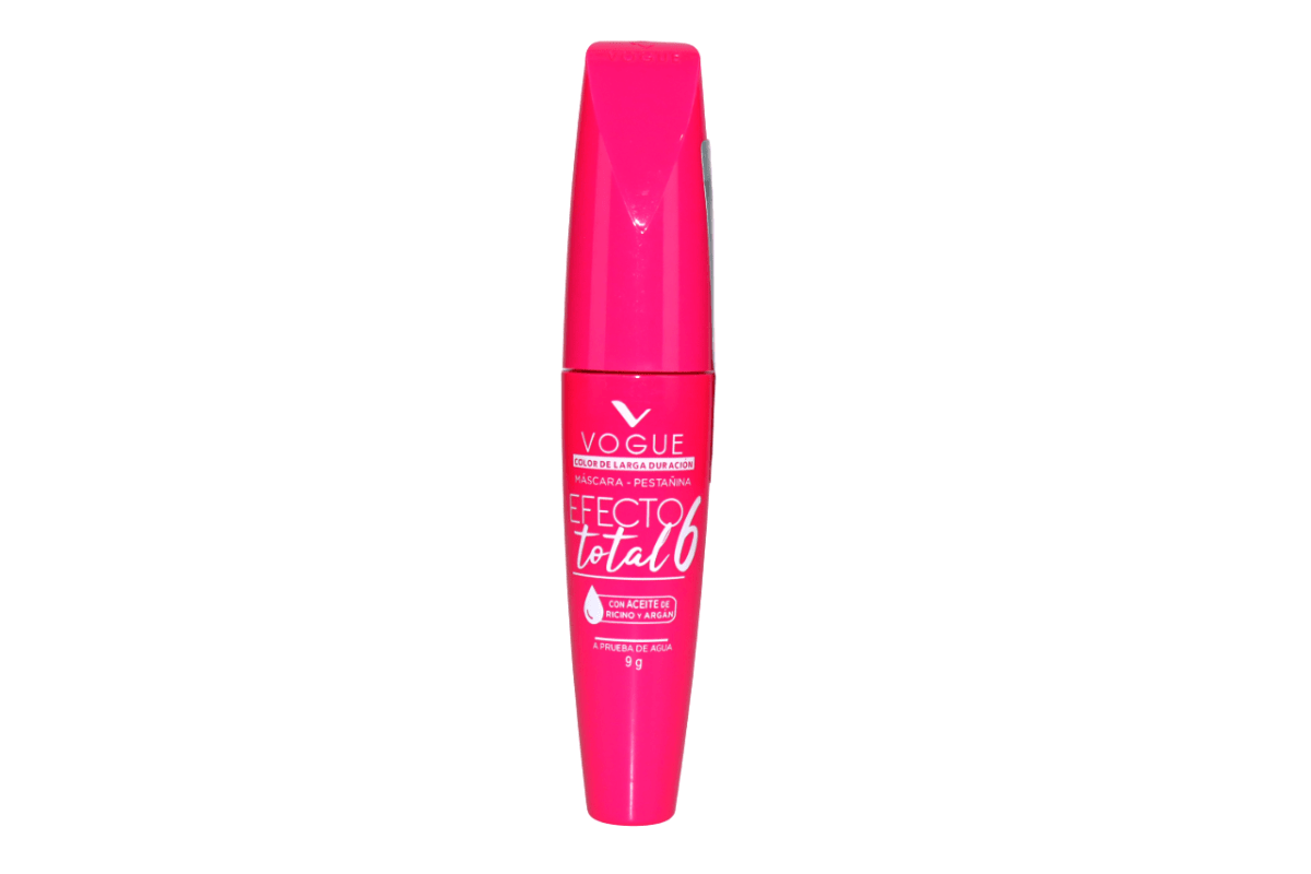VOGUE MASCARA DE PESTANAS EFECTO TOTAL 6 NEGRO - SUPERMIX