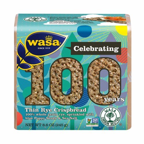 WASA CRISPBREAD THIN RYE 100 8.6 OZ - SUPERMIX