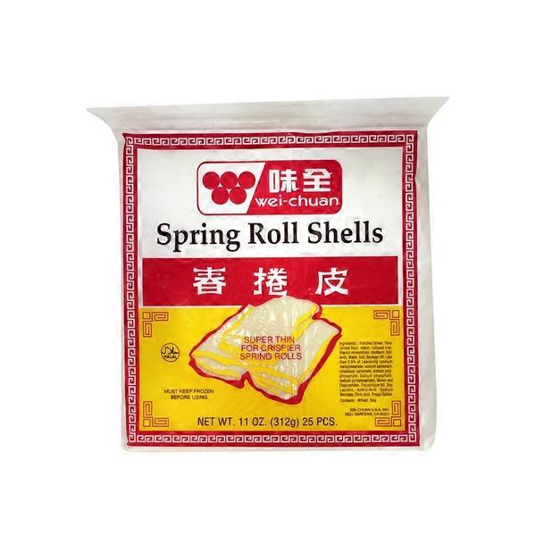 WEI CHUAN PASTAS PARA SPRING ROLL 312 GRS - SUPERMIX
