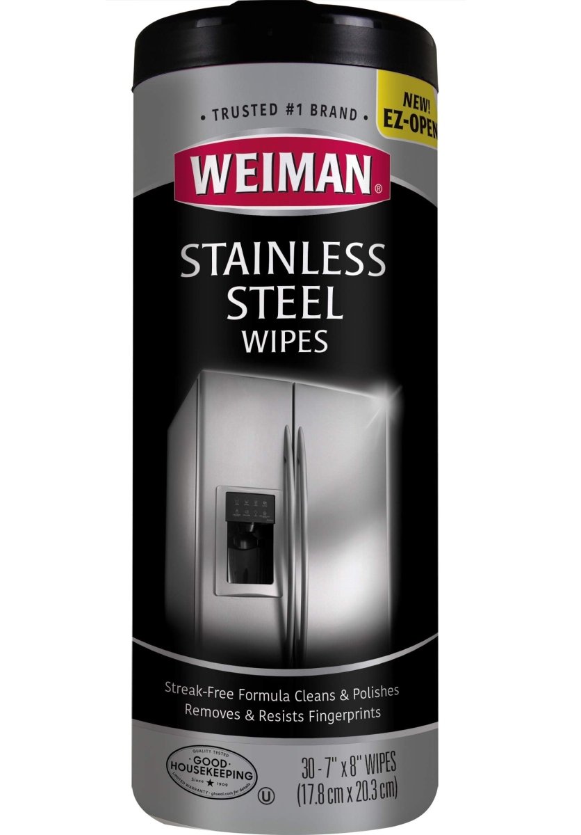 WEIMAN STNL STEEL WIPES 30 CT - SUPERMIX