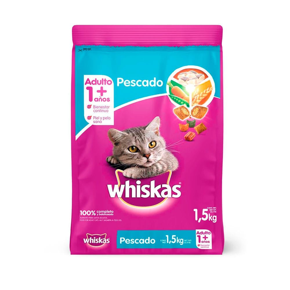 WHISKAS PESCADO 12/1.5 KG. - SUPERMIX