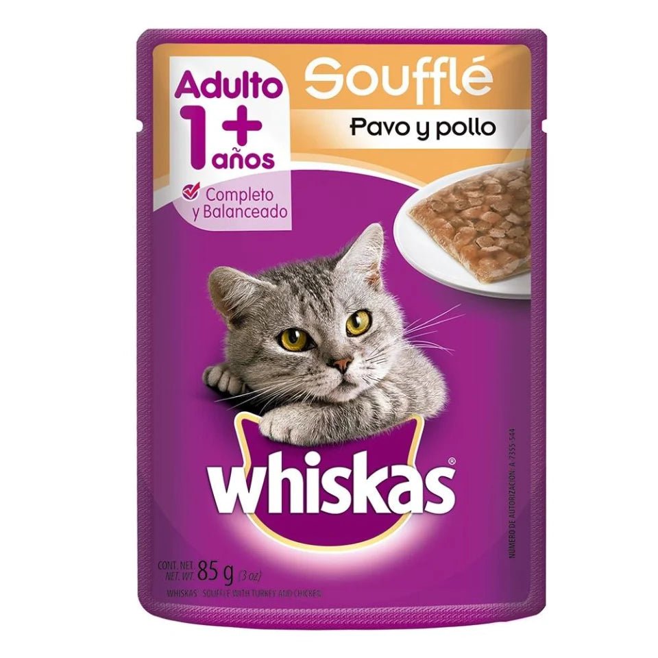 WHISKAS SOUFFLÃ‰ PAVO Y POLLO 85 GR - SUPERMIX