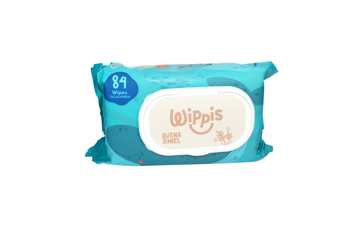 WIPPIS TUALLITAS HUMEDAS AVENA & MIEL 84 PIEZA - SUPERMIX