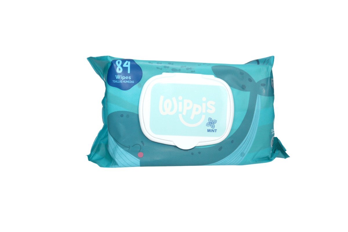 WIPPIS TUALLITAS HUMEDAS MINT 84 PIEZA - SUPERMIX
