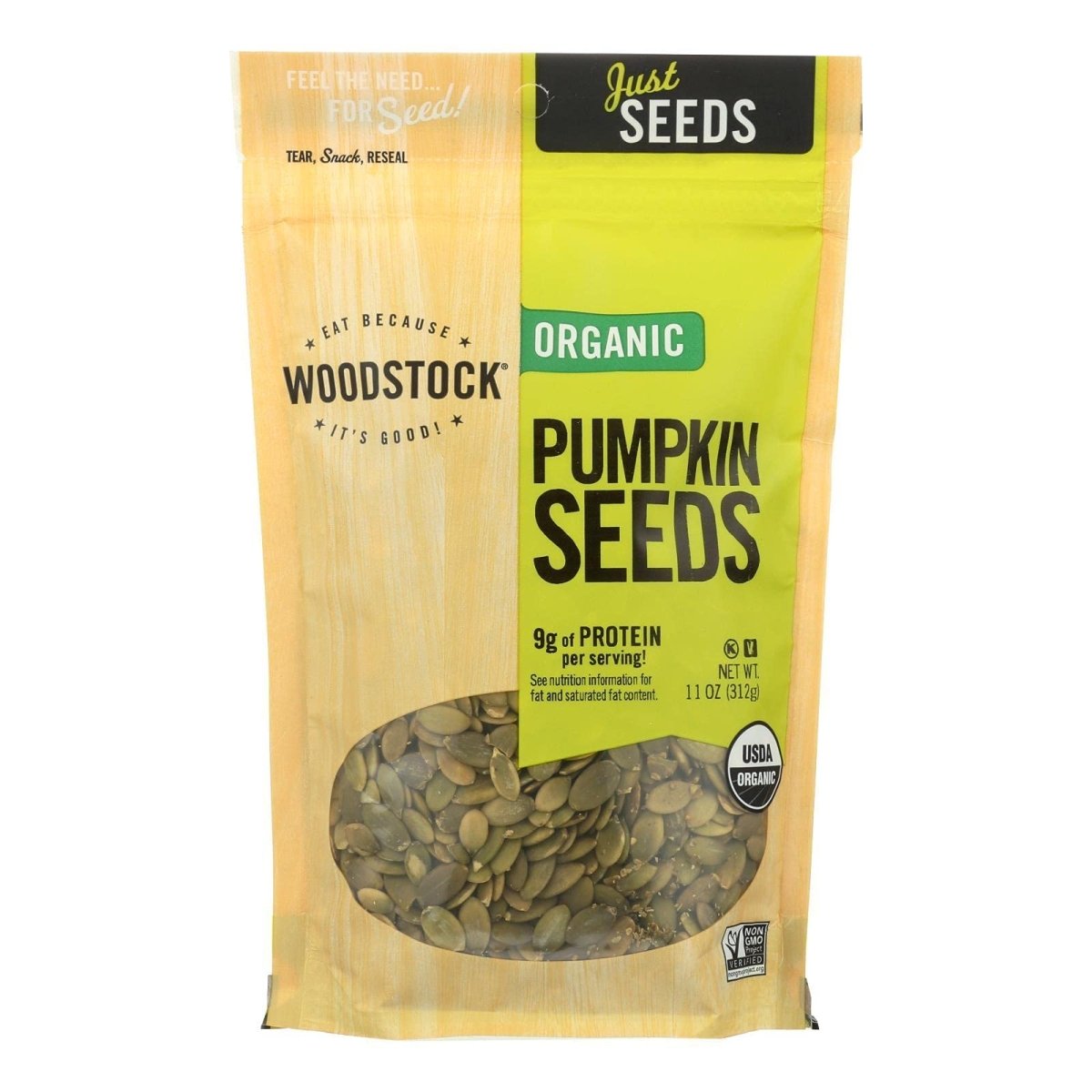 WODSTK PUMPKIN SEEDS OG2 PEPITA 11 OZ - SUPERMIX