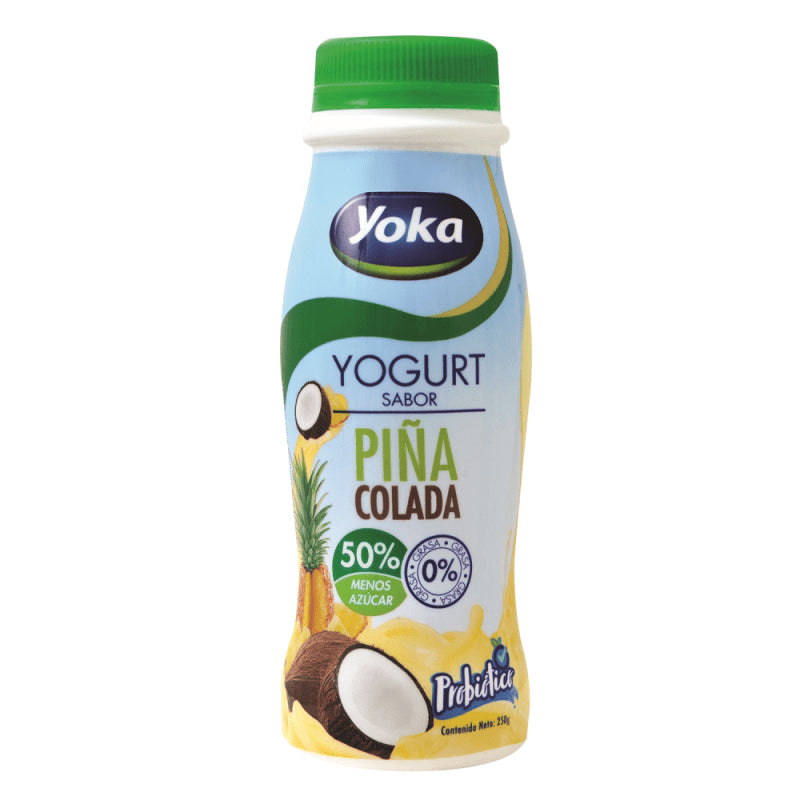 YOKA YOGURT PIÑA COLADA 1/2 GAL - SUPERMIX