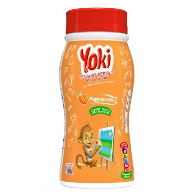 YOKI YOGURT BEBIBLE DE MELOCOTON 5 OZ - SUPERMIX