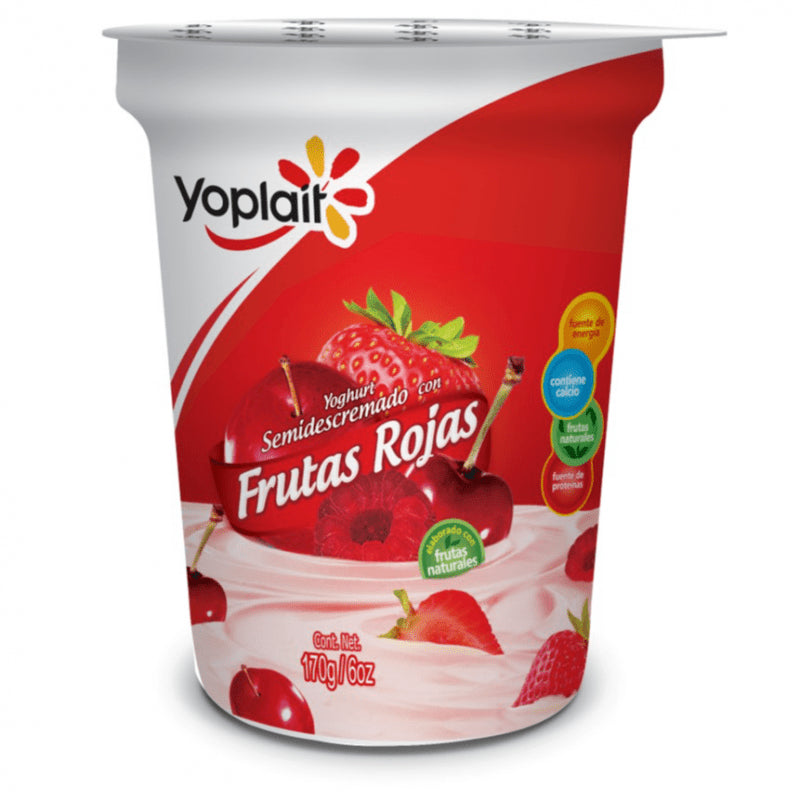 YOPLAIT YOGURT BAT FRUTAS ROJAS 170 GR - SUPERMIX