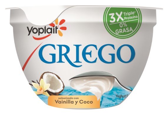 YOPLAIT YOGURT GRIEGO VAINILLA/COCO 0% 150 GR - SUPERMIX