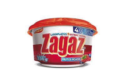 ZAGAZ LAVAPLATOS FRUTOS ROJOS 400 GR - SUPERMIX
