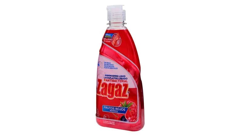 ZAGAZ LAVAPLATOS LIQUIDO FRUTOS ROJOS 400 GR - SUPERMIX