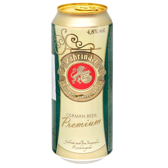 ZAHRINGER CERVEZA PREMIUM PILSENER 4.8% 500 ML - SUPERMIX