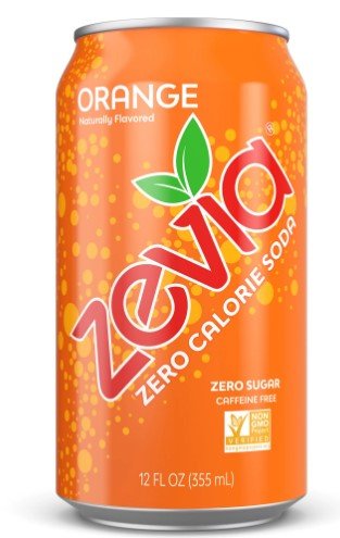 ZEVIA SODA ORANGE ZERO CAL 12 FZ - SUPERMIX