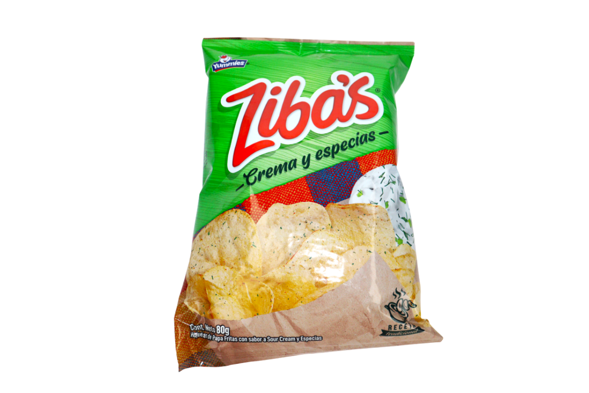 ZIBAS PAPAS CREMA Y ESPECIAS 80 GR - SUPERMIX