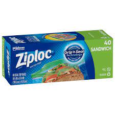 ZIPLOC SANDWICH BAG 40CT - SUPERMIX