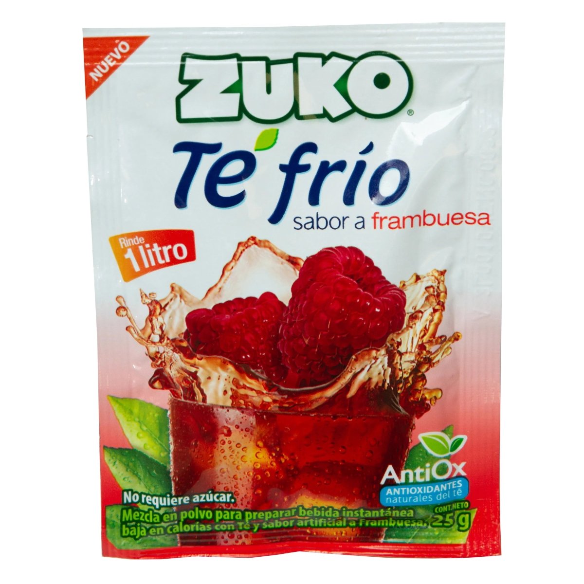 ZUKO TE FRIO SABOR FRAMBUESA 25 G - SUPERMIX